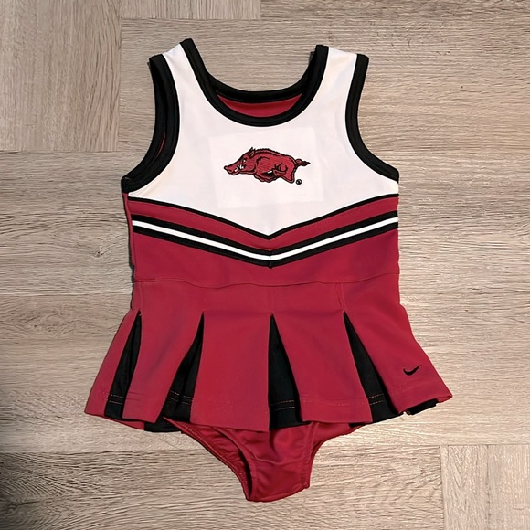 Baby Girl Nike Arkansas Razorback Cheerleader - Picture 1 of 3
